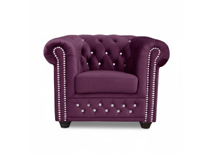 Fauteuil Club Lounge Conception Fauteuil à dossier Chaise Rembourrée Canapé 1 Place Télévision Textile Nouveau