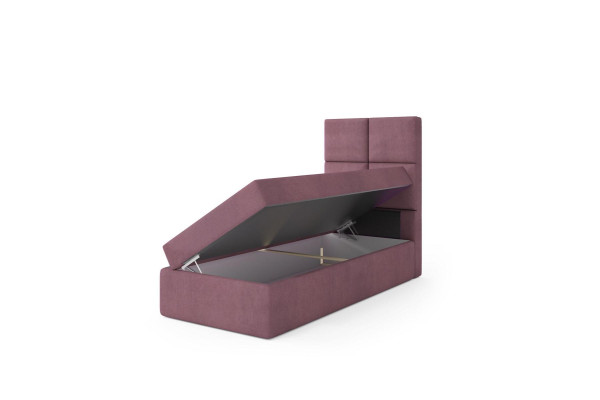 Hôtel Lit Boxspring Lit design bleu Grand rembourrage Lits de mariage de luxe