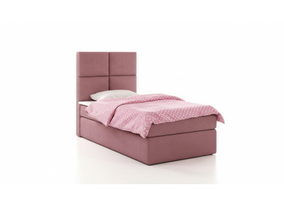 Hôtel Lit Boxspring Lit design bleu Grand rembourrage Lits de mariage de luxe