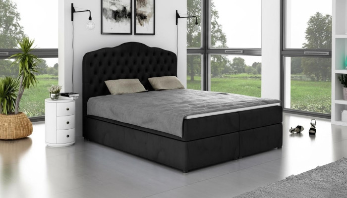 Lit design Chesterfield Lits d'hôtel Doubles Chambre de sommeil de luxe