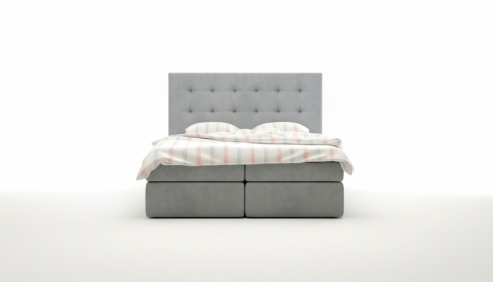 Lit design Chesterfield décoratif de luxe pour hôtel Lits 180x200cm Chambre à coucher