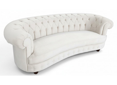 Chesterfield 3-Seater Designer Upholstered Sofa Sofa Canapés Canapés Tissu Nouveau