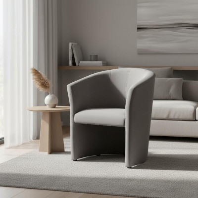 Fauteuil Club Lounge Design Fauteuil d'appoint Rembourrage canapé 1 place TV Noir
