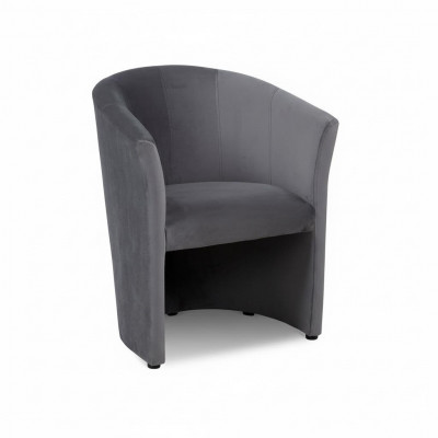 Fauteuil Club Lounge Design Fauteuil d'appoint Rembourrage canapé 1 place TV Noir