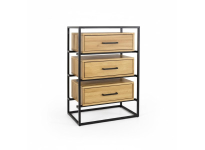 Designer Loft Kommode Sideboard Schrank Wohnzimmerregal Luxus Metallkommoden