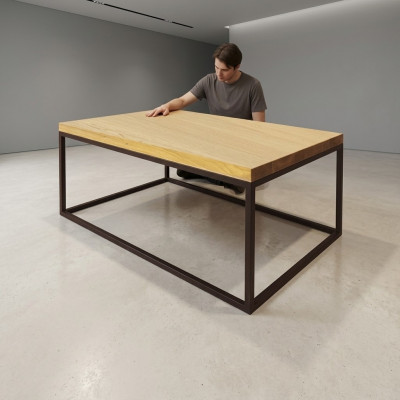 Table basse Table basse Table de designer Table en métal Table de salon Nouvelles tables en bois