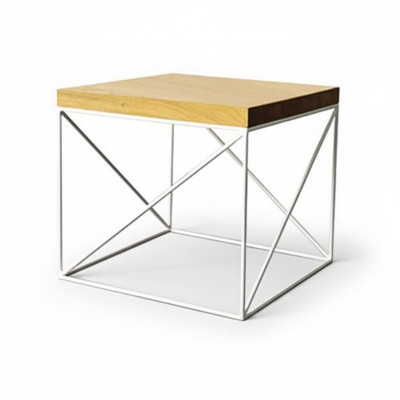 Table d'appoint Table basse Bois massif Chêne 55x55cm Meubles neufs