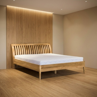 Design de lit Lits de luxe pour hôtel Mariage 180x200cm Chambre à coucher Solide Double Mobilier