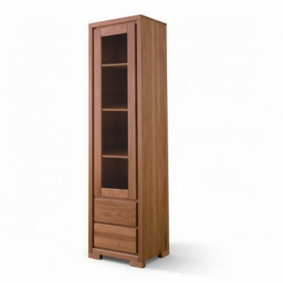 Vitrines classiques Armoire vitrine Vitrine de salon Vitrines de conception en bois massif
