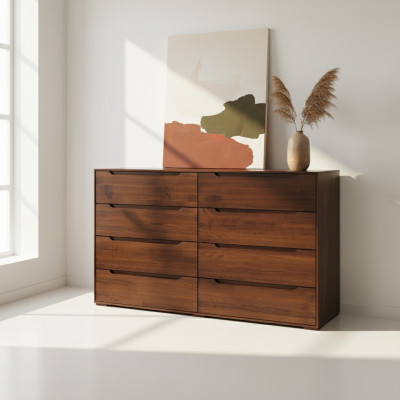 Commode en bois massif Meubles en bois massif Commodes en bois massif Étagère solide Armoire neuve