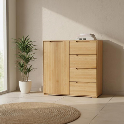 Commode robuste Buffet Commodes Mobilier Armoires en bois massif Armoires neuves