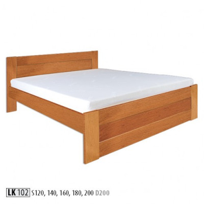 Lit en bois Lit en bois massif Lits Hôtel 200x200 Style Mobilier massif Chambre