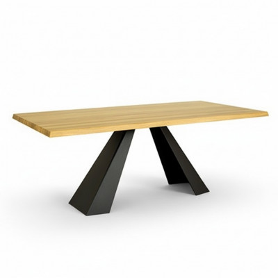 Table à manger Tables en bois Table de salle à manger Salon Table en bois massif 240x100cm Tables à manger en bois massif