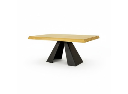 Conception X Jambes Table basse Pin Massif Véritable Bois Meubles Table d'Appoint Tables