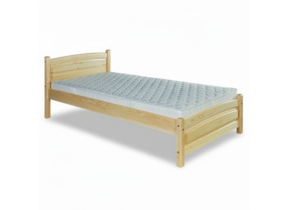 Lit en bois massif en pin Cadre de lit en bois 100x200 lit d'invité en bois massif fait main nouveau