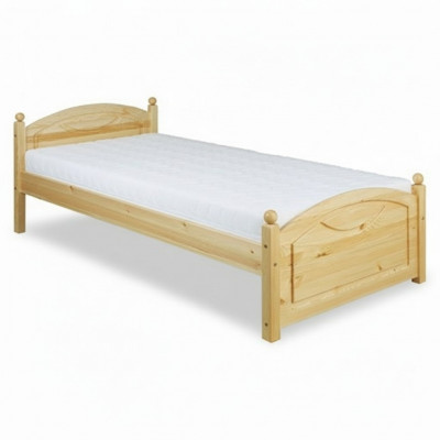 Lit de jeunesse en pin Lit pour enfants en bois massif Lit en bois 100x200 avec cadre de lit en bois