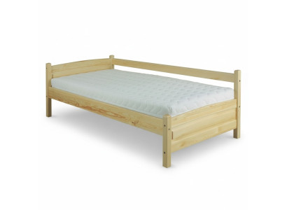 Lit en bois massif en pin Cadre de lit en bois 90x200 lit d'appoint en bois massif Artisanat neuf