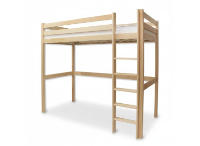 Lit enfant Lit superposé pour enfants Échelle Lit mezzanine Meubles Bois Meubles Lit superposé Bois massif