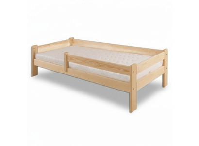 Lit de jeune lit en pin Lit d'enfants en bois massif Lit en bois Lit en bois 90x200 avec cadre de lit en bois