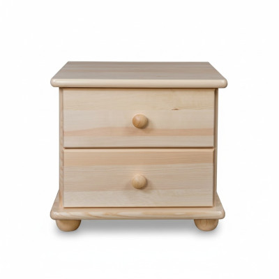 Table de chevet en bois massif Chevet Table de nuit Chambre à coucher Artisanat du bois