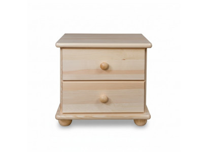 Table de chevet en bois massif Chevet Table de nuit Chambre à coucher Artisanat du bois