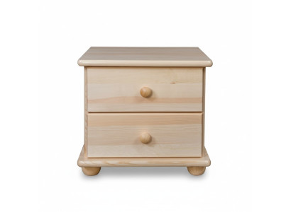 Table de chevet en bois massif Chevet Table de nuit Chambre à coucher Artisanat du bois