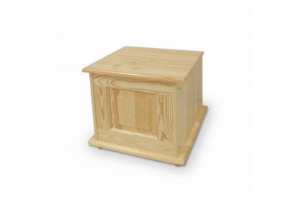 Boîte de décoration meuble en bois massif meuble en bois artisanat coffre coffre en bois véritable 45x45cm