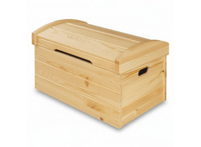 Boîte décorative meuble en bois massif meuble en bois artisanat coffre authentique 77x48cm