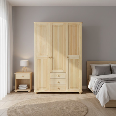Armoire à vêtements Design Armoires à vêtements Bois massif Meubles solides Armoires neuves