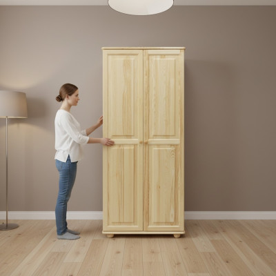 Landhfrom Armoire Armoires de chambre en bois massif Meubles Armoire nouvelle