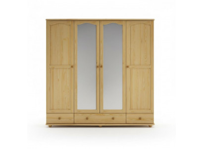Armoire Chambre Bois Armoire en bois Massif Armoire en bois massif à 4 portes.
