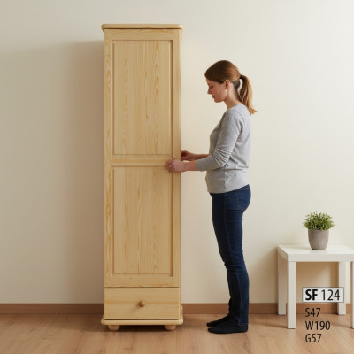 Armoire Chambre Armoires en bois Armoire en pin Mobilier massif