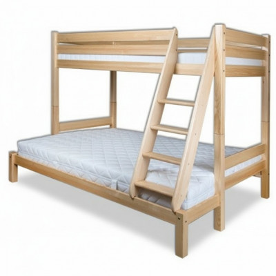 Lit superposé en pin massif lits superposés en bois massif pour enfants lit surélevé lit neuf