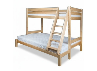 Lit superposé en pin massif lits superposés en bois massif pour enfants lit surélevé lit neuf