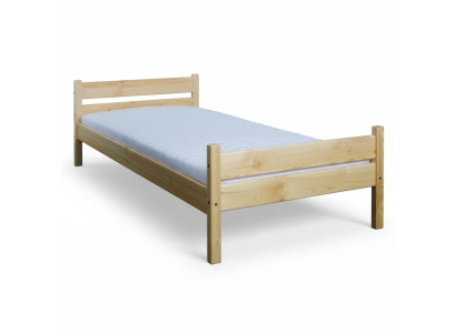 Lit simple en pin lit en pin massif Lit en bois de pin Lit en bois massif 100x200 Cadre de lit Bois