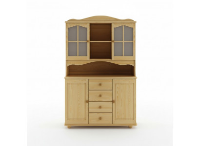 Buffet, enfilade, armoire de salle à manger, vaisselier, armoire en bois massif.