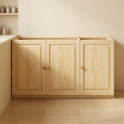 Meubles en bois massif Meuble de base pour lavabo Meuble de base pour lavabo Artisanat bois