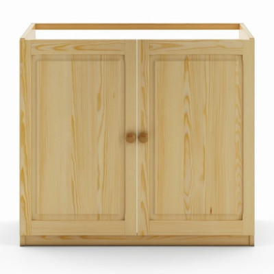 Meuble de salle de bain Meuble de base de lavabo Armoire de salle de bain Commode en bois massif Mobilier neuf