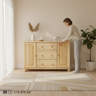 Coffre solide Commode Buffets Commode Bois massif Armoires neuves Meuble de buffet Armoire