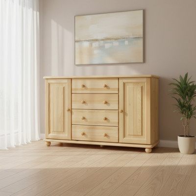 Commode Commode en bois massif Bahut Armoires en bois massif Armoires neuves Meubles Armoire