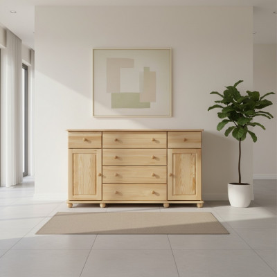Conception Commode Artisanat Bois Buffet Buffet Armoire neuf Meubles en bois massif neuf