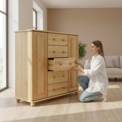 Buffet Commode Armoire Meubles Commodes en bois massif Armoires neuves Buffet