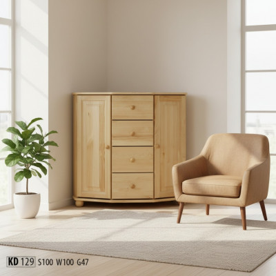 Commode Commode en bois massif Armoires en bois véritable Commodes neuves Buffet Mobilier Armoire Buffet