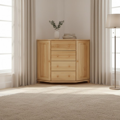 Meuble robuste Commode Buffet Armoire Bois massif Armoires neuves Commode Commodes