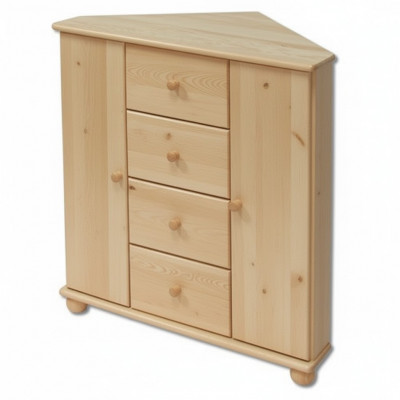 Armoire d'angle Armoire Étagère Commode Commode d'armoire Poitrine de commode Commode d'angle Buffet massif neuf