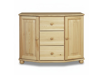 Coffret de garde-robe solide Commode Buffet Mobilier Commodes en bois massif Armoires neuves Buffet