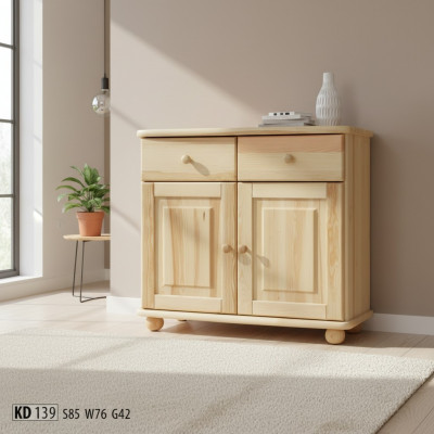 Commode solide Buffet Armoire En bois massif Armoires Buffet Meubles Coffres de tiroirs