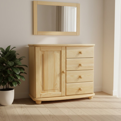 Conception commode en bois fait main Buffet bois massif neuf Mobilier en bois massif neuf Armoire buffet