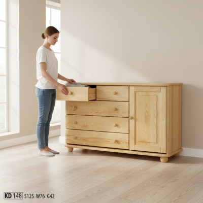 Commode Commode solide neuve Buffet Meuble Armoire En bois massif Buffets