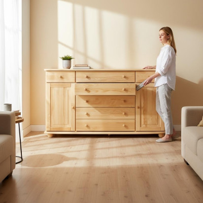 Commode Commode Commode Commode Armoire Meubles Commodes en bois massif Nouvelle armoire en bois